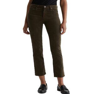 215$ Ag Mari Mid Rise Slim Straight Leg Jeans Women's Size 27 Rich Umber Brown